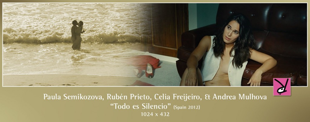 Paula Semikozova, Rubén Prieto, Celia Freijeiro, and Andrea Mulhova in Todo es silencio