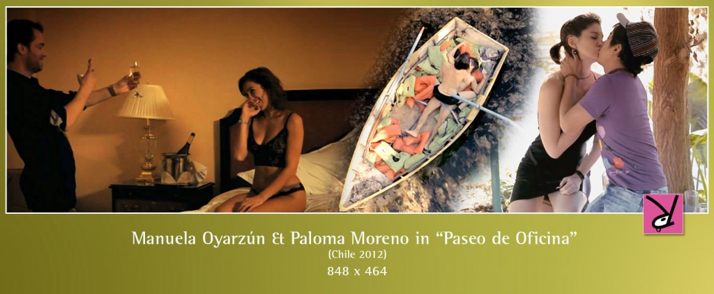 Manuela Oyarzún and Paloma Moreno in Paseo de Oficina