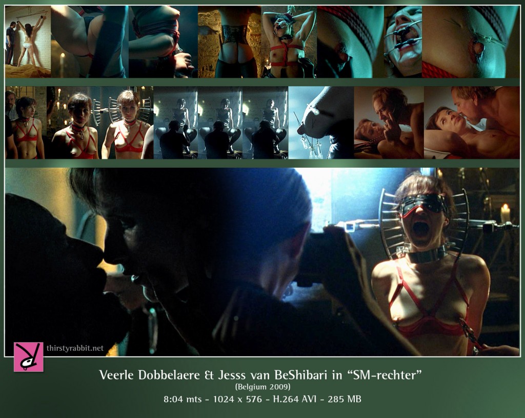 Veerle Dobbelaere and Jesss van BeShibari nude in SM-rechter aka S&M Judge