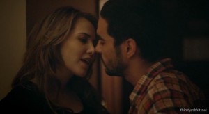 Letícia Colin and Caio Blat in "Ponte Aérea" (2015, Brazil)