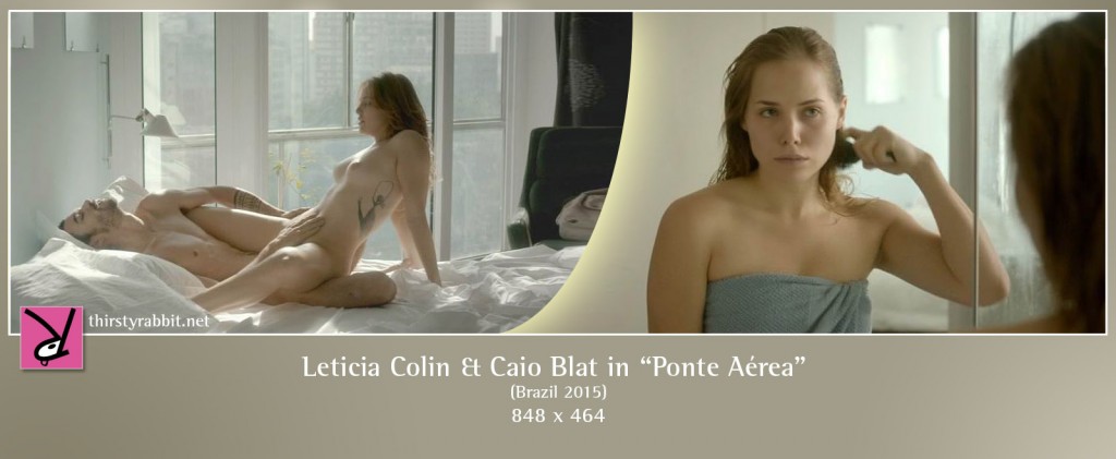 Letícia Colin and Caio Blat nude in "Ponte Aérea" (2015, Brazil)